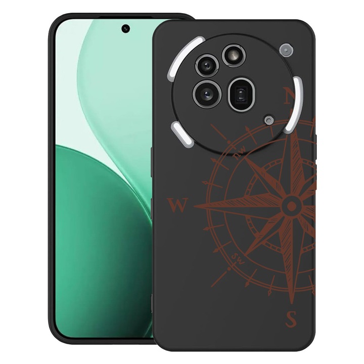 BestCase® Ултра тънък TPU калъф, съвместим с Nothing Phone (3a) Pro, с дизайн Компас, 3119624 B 971