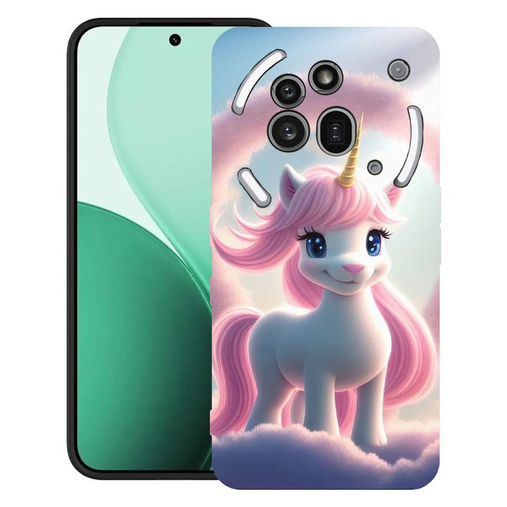 BestCase® Ултра тънък TPU калъф, съвместим с Nothing Phone (3a) Pro, с магически десен, 3119624 B 1214