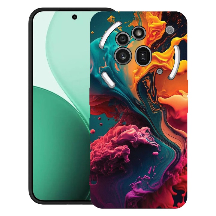 BestCase® Ултра тънък TPU калъф, съвместим с Nothing Phone (3a) Pro, с дизайн Liquid Colors, 3119624 B 1234