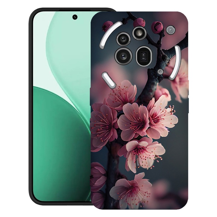 BestCase® Ултра тънък TPU калъф, съвместим с Nothing Phone (3a) Pro, с дизайн Cherry Blossom, 3119624 B 1374