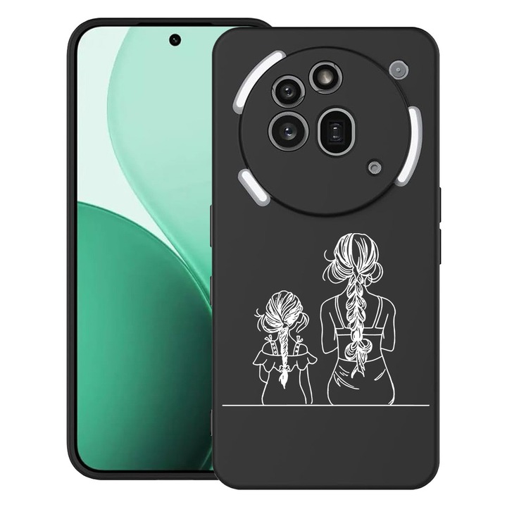 BestCase® Ultra Slim TPU tok Nothing Phone (3a) Pro készülékkel kompatibilis, Anya és lánya dizájnnal, 3119624 B 1048