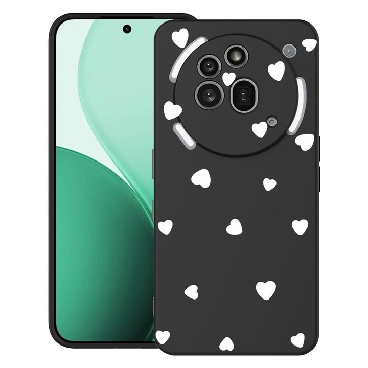 BestCase® Ултра тънък TPU калъф, съвместим с Nothing Phone (3a) Pro, с дизайн на сърца, 3119624 B 1041