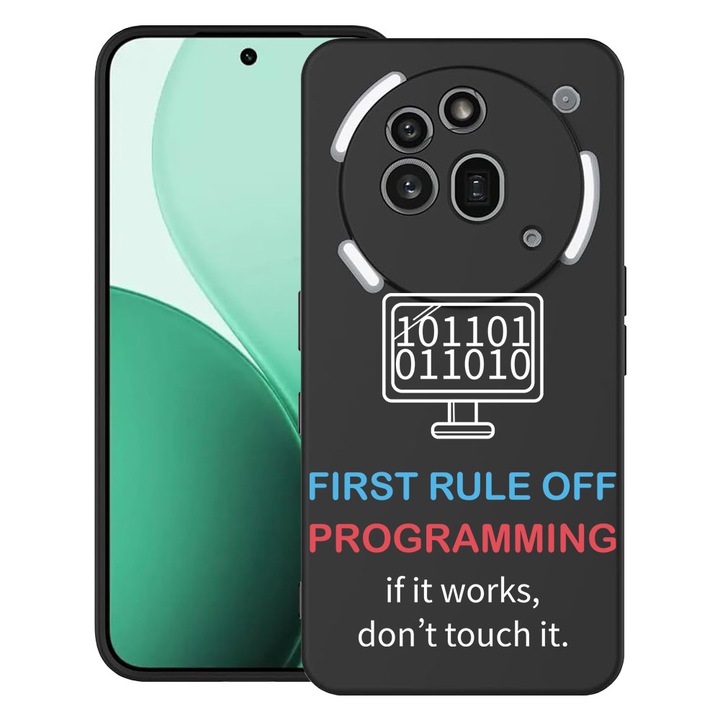 BestCase® Ултра тънък TPU калъф, съвместим с Nothing Phone (3a) Pro, с дизайн IT First Rule, 3119624 B 1884