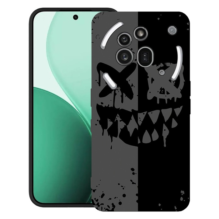 BestCase® Ултра тънък TPU калъф, съвместим с Nothing Phone (3a) Pro, с дизайн на усмивка, 3119624 B 1468