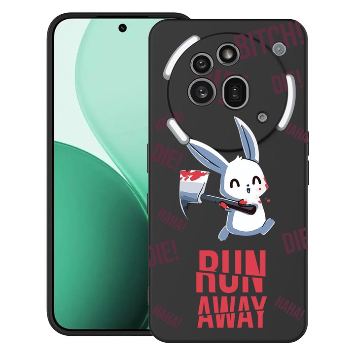 BestCase® Ултра тънък TPU калъф, съвместим с Nothing Phone (3a) Pro, с дизайн Run away!, 3119624 B 1463