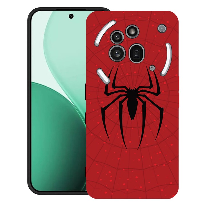BestCase® Husa TPU Ultra Slim Compatibil cu Nothing Phone (3a) Pro, cu Design Spider, 3119624 B 1433
