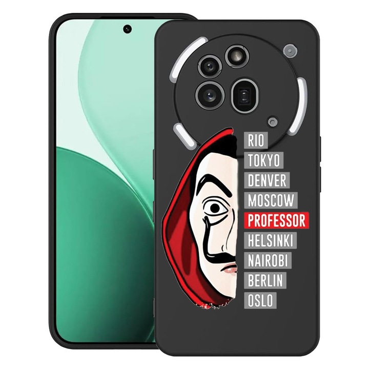BestCase® Ултра тънък TPU калъф, съвместим с Nothing Phone (3a) Pro, с дизайн La Casa De Papel, 3119624 B 302