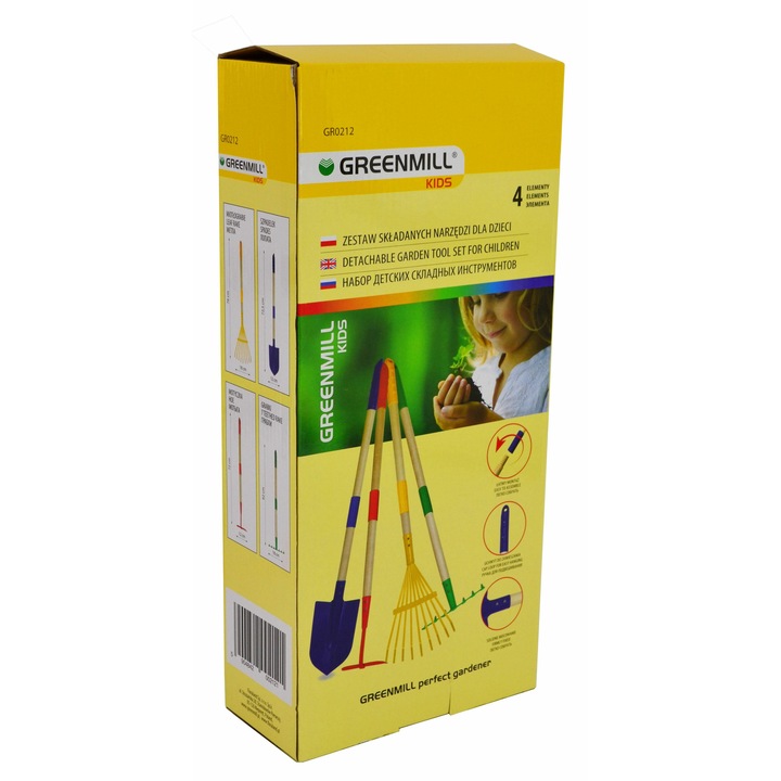 Set unelte gradinarit Greenmill, 4 piese