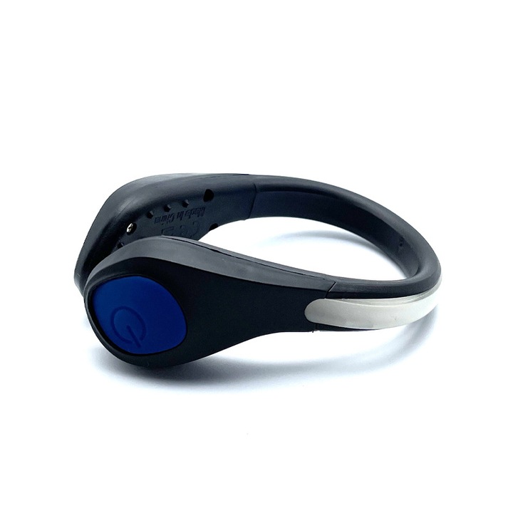 Clipuri de siguranta pentru incaltaminte, set de 2, lumini RGB, rezistente la apa, pentru alergare, ciclism, mers pe jos