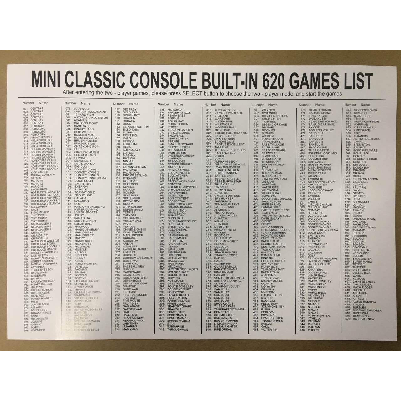 Consola jocuri retro, 620 jocuri, 2 controllere, negru, portabil