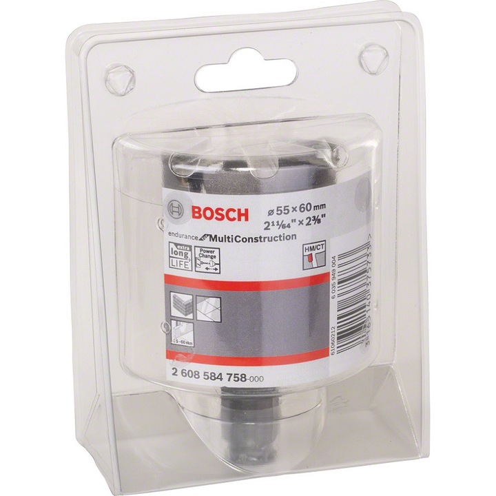 Set de burghie UN, 55mm, 3 lame, pentru diverse materiale