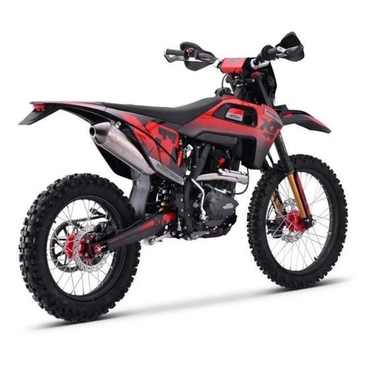 Motocicleta de teren MRM XT99 Roti 21/18, 300cm 4Timpi, Enduro Rosu