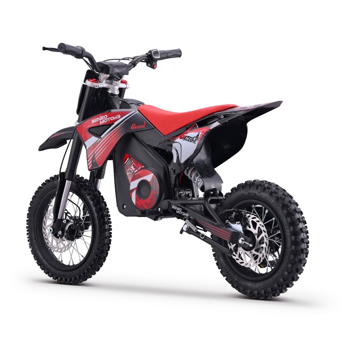 Motocross electric pentru copii Motors Gazelle rosu - 1000W