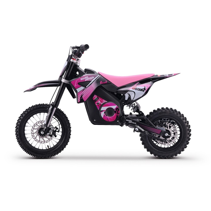 Motocross electric pentru copii TEA Sports Gazelle Roz - 1000W