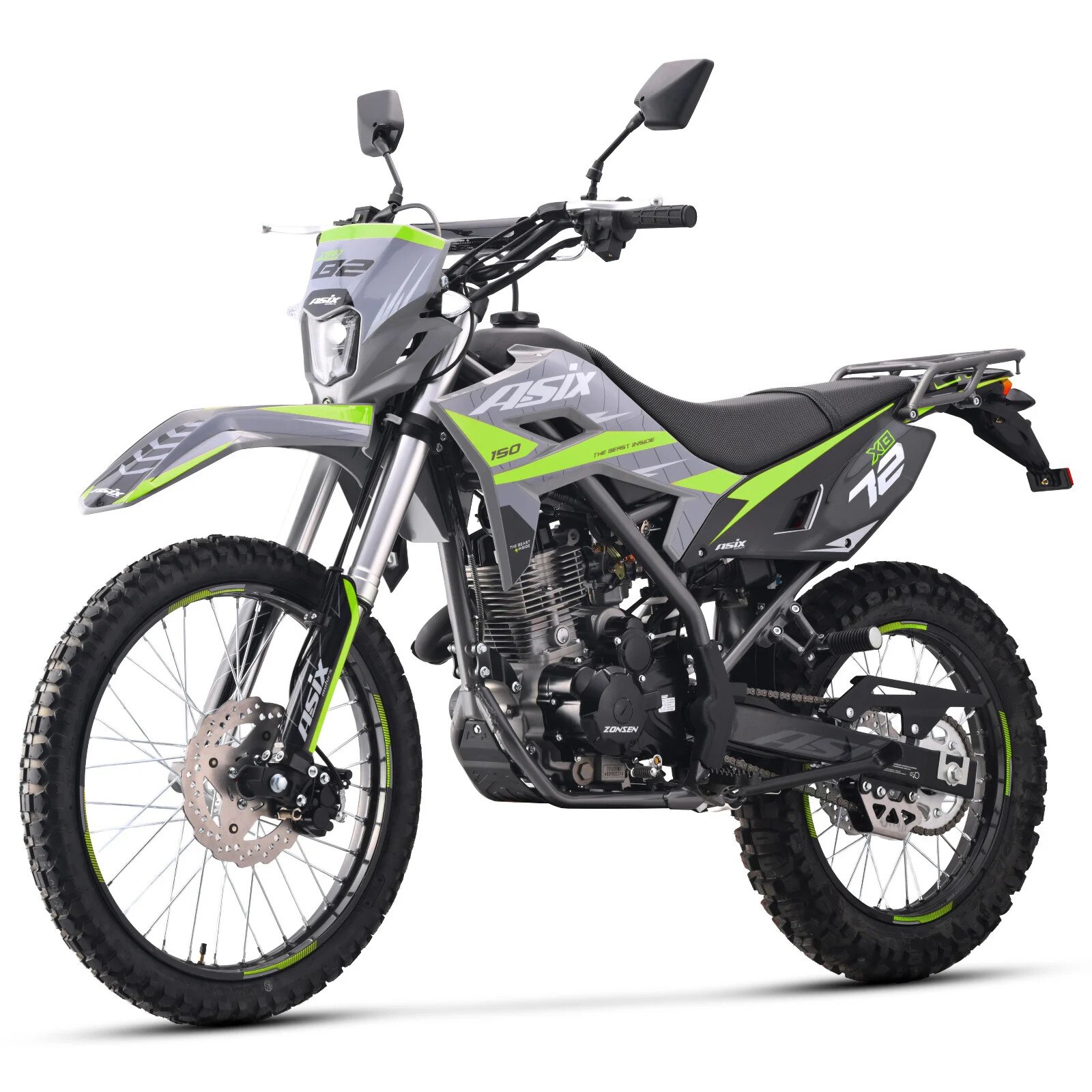 AROS / GREED 150 (アロス / グリード150) # 04 Motocicleta Cross/Enduro Asix XB72 A1, 150cc, roti 21/18, culoare