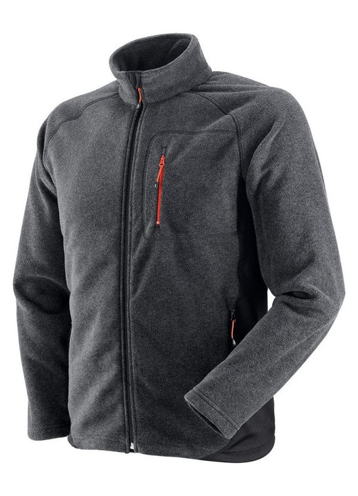 Мъжко яке, Beta, модел Cork, два джоба с цип, тъмно сиво, полар, M INTL