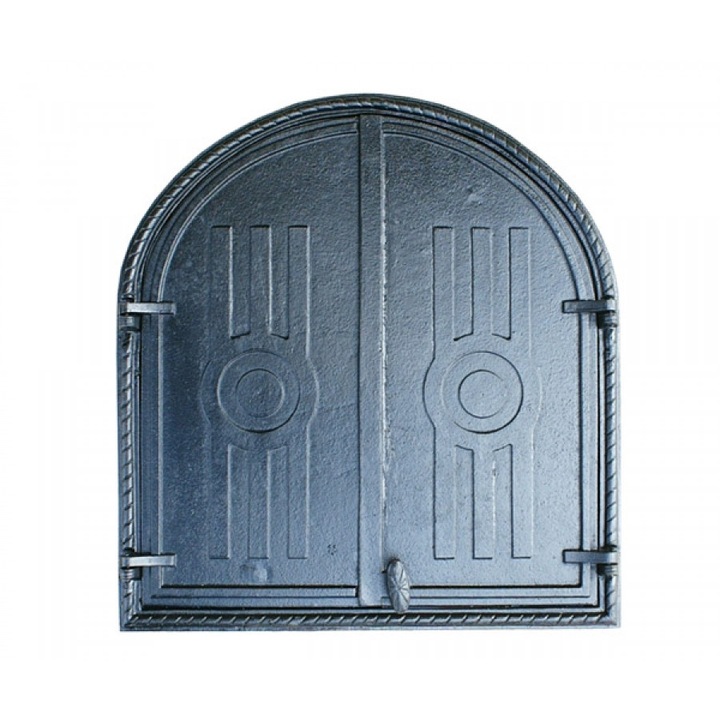 Usa pentru soba, fonta, UN, 60x56.5cm