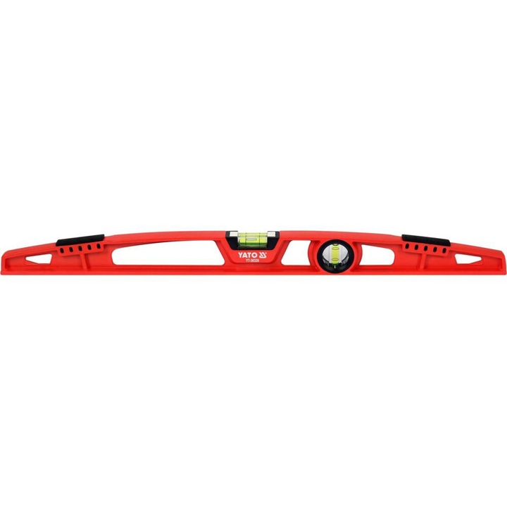 Nivela Yato 600mm, 2 libelle, aluminiu, rezistenta la socuri