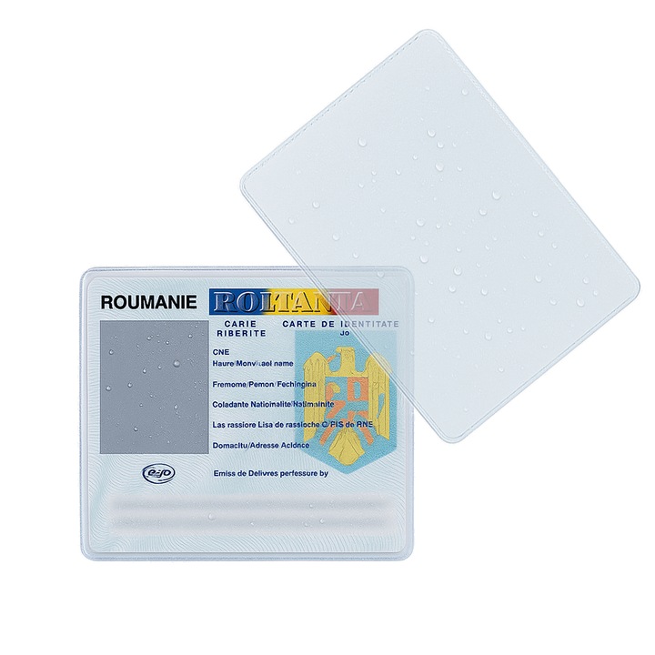 FONIX IDSafe ClearShield védőtok személyi igazolványhoz, átlátszó, ellenálló anyag, szabványos méret
