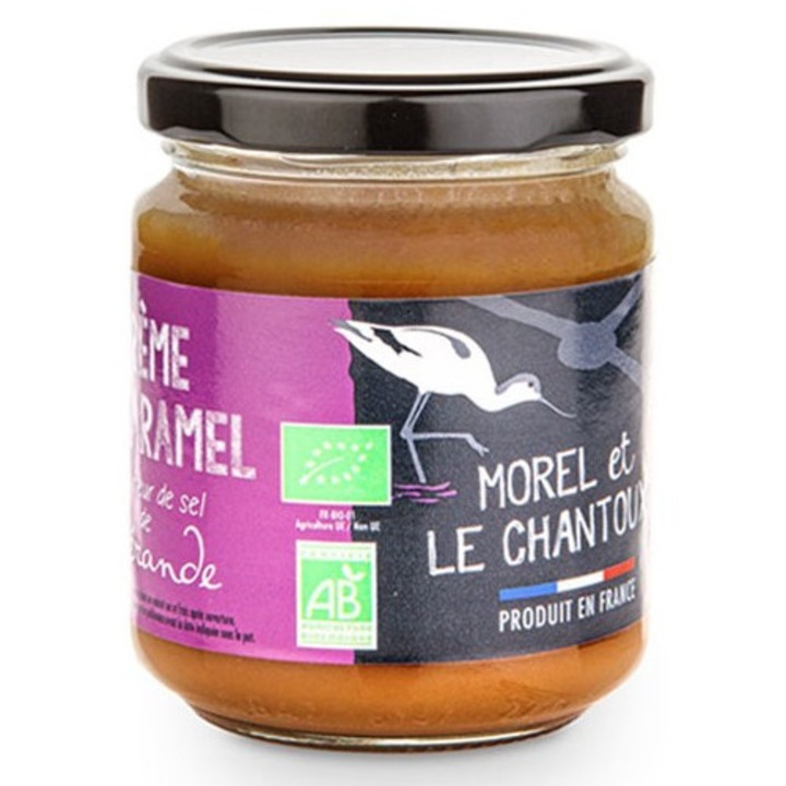 Crema de caramel cu sare de mare bio 200g Morel et Le Chantoux