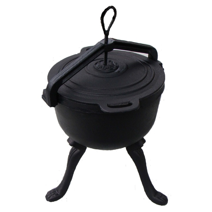 Къмпинг тенджера UN, 6L, за равномерно готвене, без дръжка