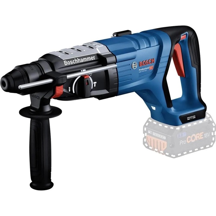 Rotopercutor BOSCH GBH 18V-28D, 28mm, 3kg, SDS-Plus