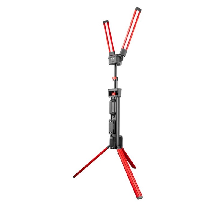 Proiector LED PRO 10000LM 2x50W, IPX4, 647x150x150mm, set cu husa