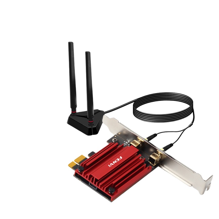 Adaptor wireless FV-AXE3000Pro, tri-band 2.4G/5G/6GHz, 5374Mbps, USB 3.0