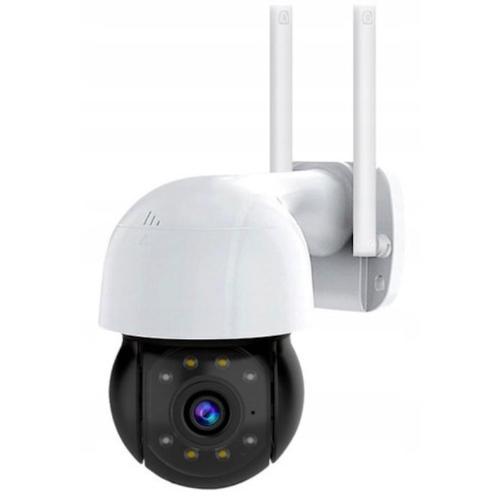 Camera de supraveghere, Wi-Fi, Full HD, Alb