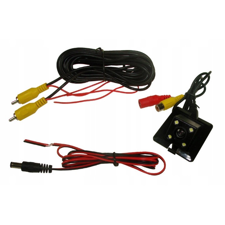 Camera de marsarier Bowi pentru Toyota Land Cruiser, LED, rezistenta la socuri, montare pe lampa de numar