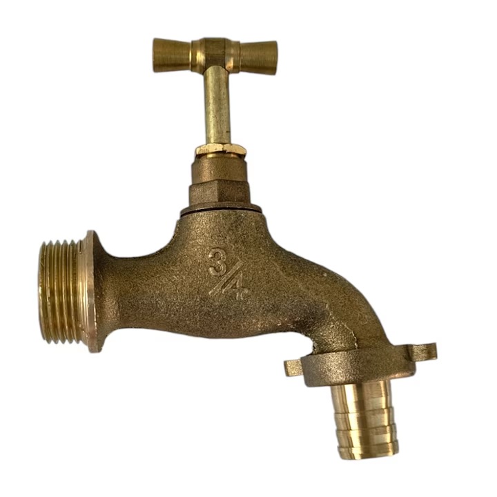 Robinet din alama MVD 3/4, cu cot, metal