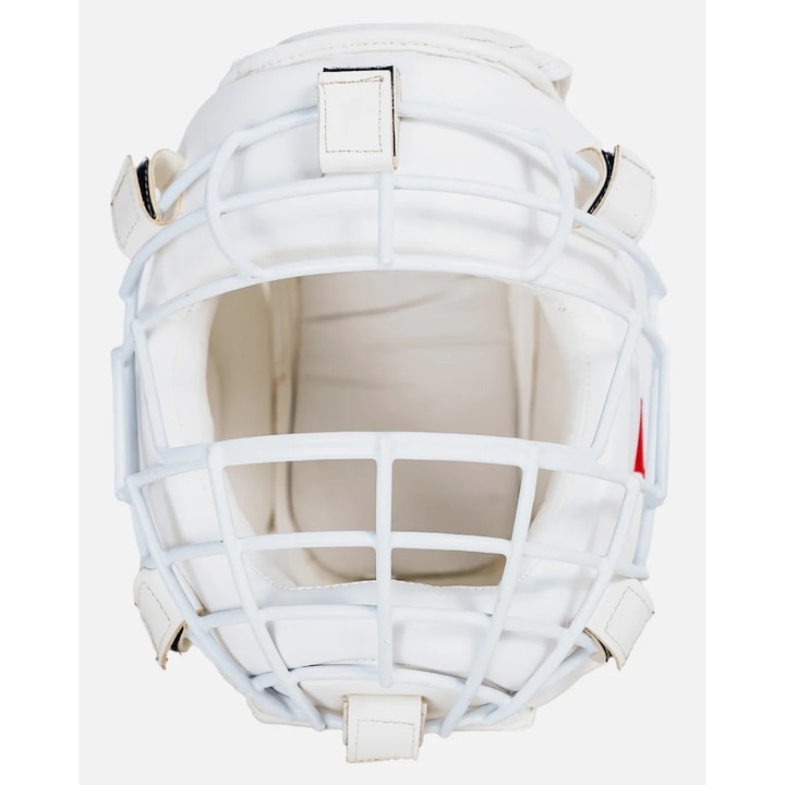 Casca protectoare ARMURA cu grilaj metalic, alb, XS