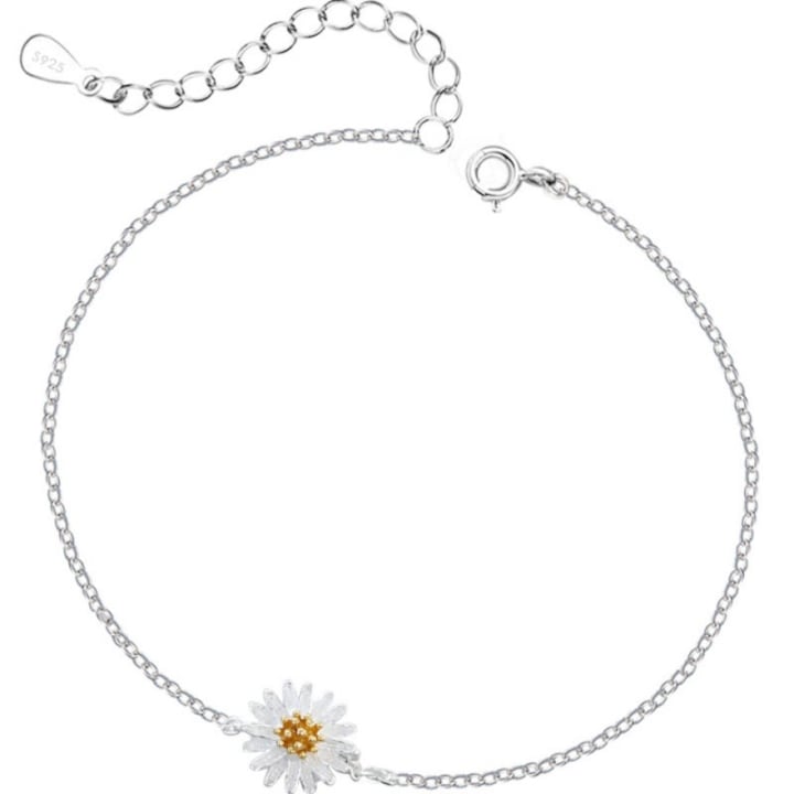 Bratara dama, CK, argint 925, design minimalist, 15-19cm ajustabil, argintie