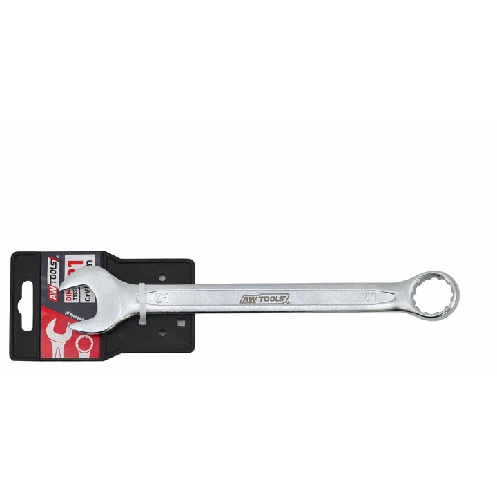 Cheie plasko-oczkowa Awtools 32mm, otvori deschisi si inchisi, finisaj satinat, 580g