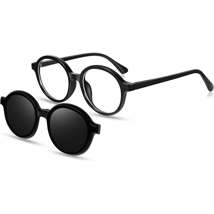 Ochelari de calculator pentru copii cu clip polarizant, protectie impotriva luminii albastre, design universal, 3-12 ani