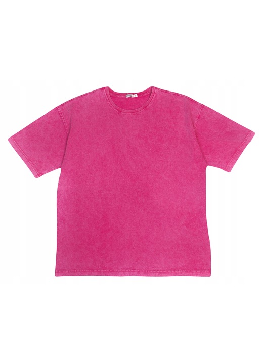 Унисекс тениска, MOD KIDS, Oversize, Фуксия, Памук, S