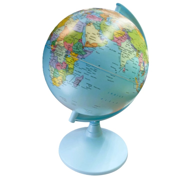 Glob pamantesc 20cm Politic Gürbüz Yayınları, cartografie in limba engleza