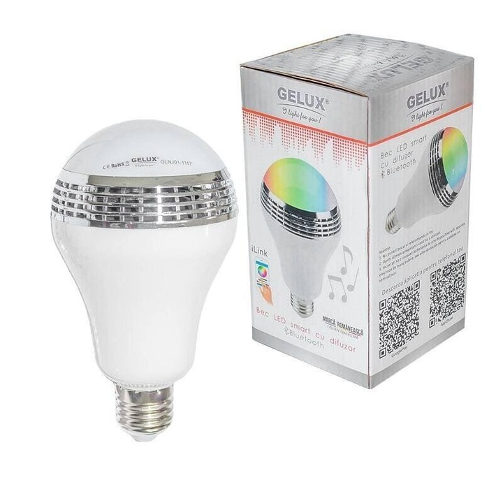 Bec led cu difuzor si aplicatie, GELUX