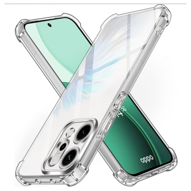Husa Upzz® Shock Armor Compatibila Cu Oppo Reno14 5G, Protectie Sporita, Design Premium, Silicon, Transparenta
