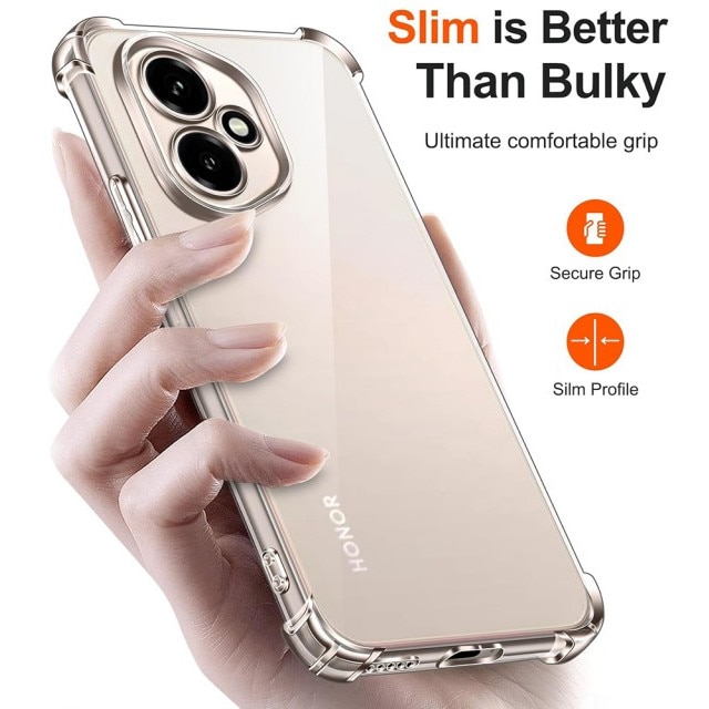Husa Upzz® Shock Armor Compatibila Cu Oppo Reno14 5G, Protectie Sporita, Design Premium, Silicon, Transparenta