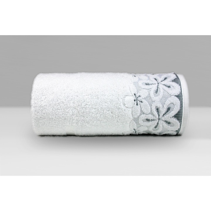 Кърпа Bella, 50x90см, 100% памук, бяла, 450гр/м2, комплект