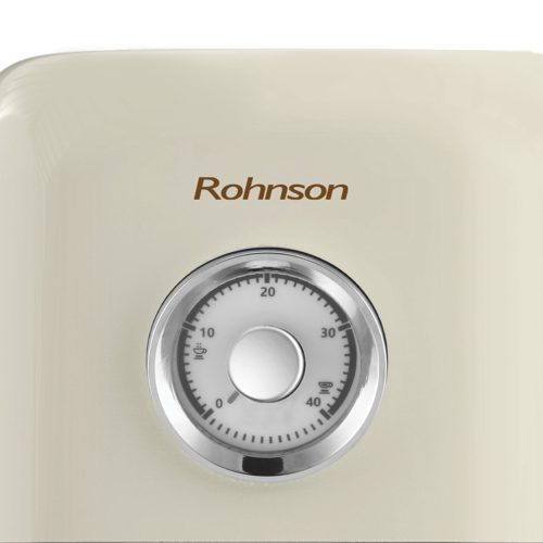 Cafetiera Rohnson R947 Caramel, 900W, carafa sticla, 1.5 l, oprire automata, sistem antipicurare, functie mentinere la cald, suport filtru detasabil, protectie la supraincalzire, culoare crem