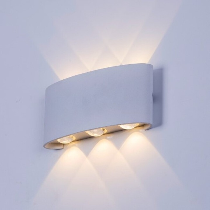 Aplica led perete LUMARO 6W 600LM 3000K alb 168*78*42MM