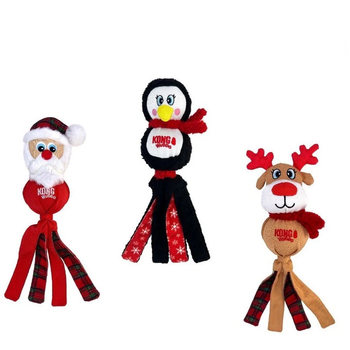 Jucărie pentru câini, Kong Wubba Holiday, diverse modele, material plus, 36.83x8.89x8.89cm