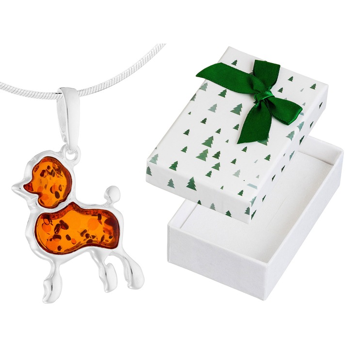 Colier din argint, Siju, 70cm, set cu cutie cadou