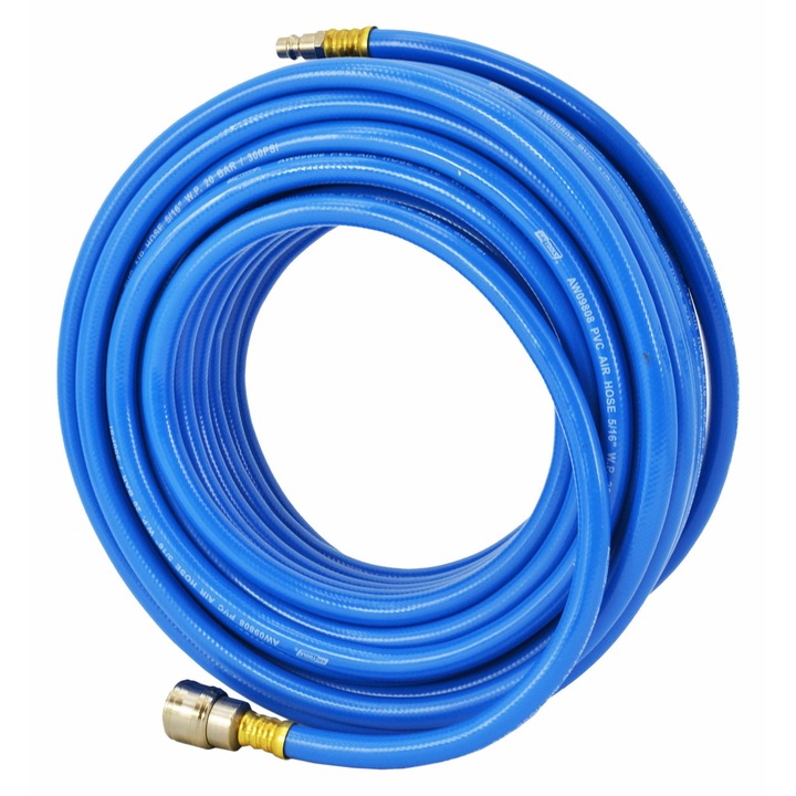 Furtun pneumatic intarit PVC 10mm x 10m, 20 bar, rezistent la temperaturi extreme
