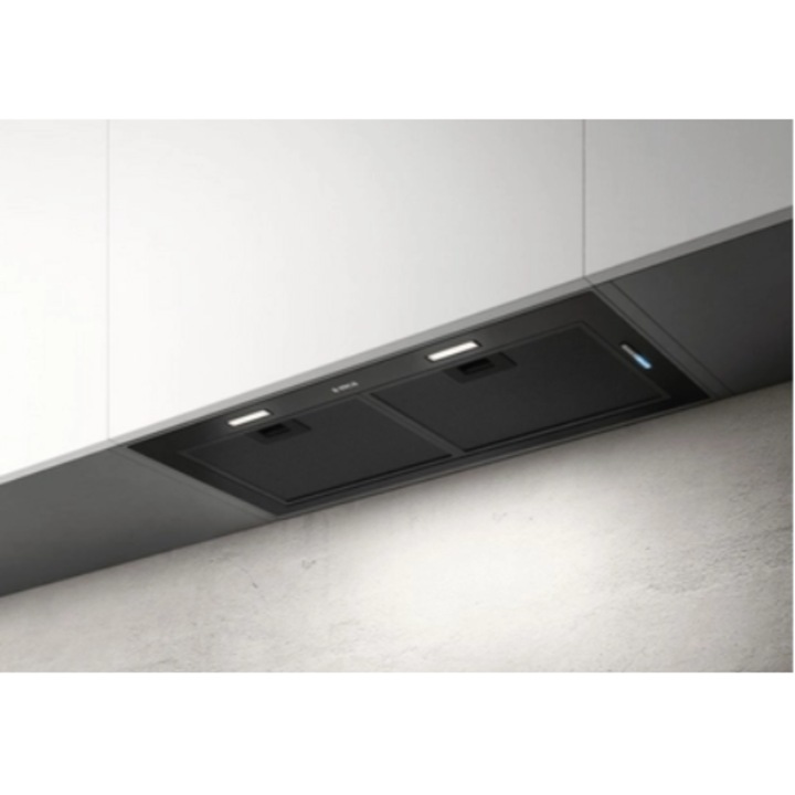 Hota Elica Fold BL/A/72, inox, 80cm, 580m3/h, cu iluminare LED - eMAG.ro