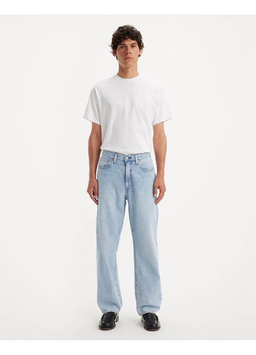 Blugi barbati 568, Levi's, Bumbac, Albastru deschis