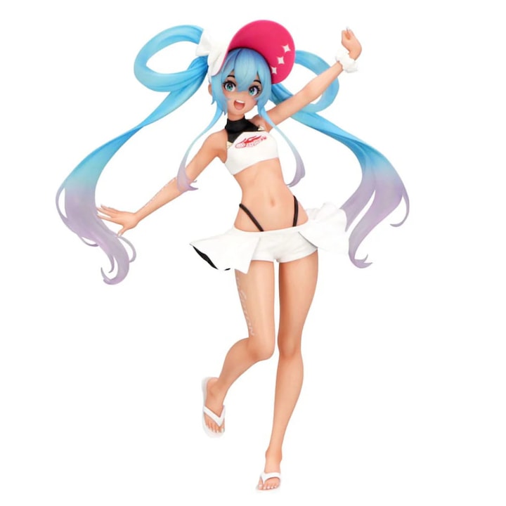 Figurina Hatsune Miku GT Project Trio-Try-iT PVC - Racing Miku 2024 Summer Holiday Ver. 23 cm