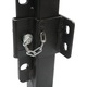 Picior de sprijin remorca reglabil cu manivela 64cm, fixare laterala, sarcina maxima 4000Kg